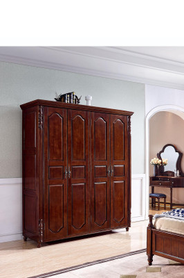 Wardrobe Bedroom Wood Wardrobe Style Cabinets Furniture Baroque