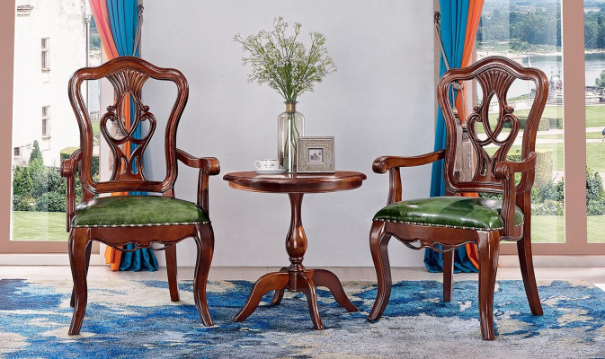 Chair Coffee table Coffee table Side table Designer Living room table set 3 pieces.