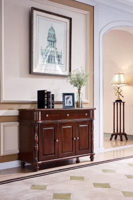 Chest of drawers Brown Sideboard Sideboard Solid Wood Wardrobe Furniture Design