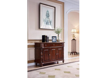 Chest of drawers Brown Sideboard Sideboard Solid Wood Wardrobe Furniture Design