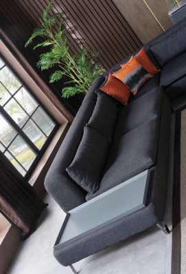 Luxury Corner sofa L-shape Sofa Sofas Living room Modern Fabric Design Polyester xxl