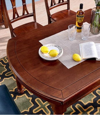 Suite Complete Set Dining table + 6 Chairs Dining room Group Wood Table
