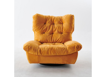 TV Chair Rotating Armchair Single Seater Relax Couch Furniture Textile Fabric