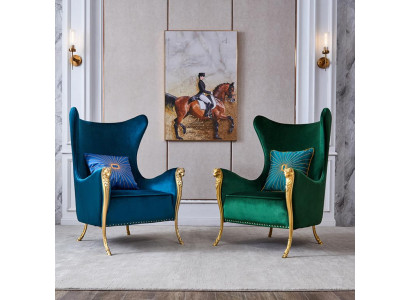 Luxury Armchair Couch Single Seater Furniture Hotel Reception Furnishings Law Firm