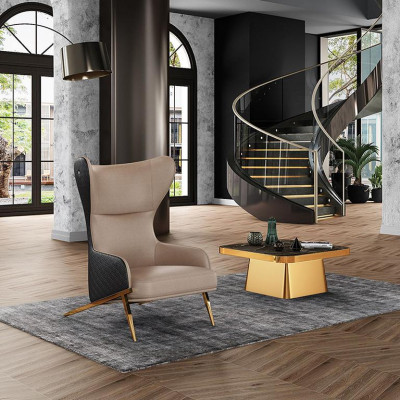 Luxury Armchair Single Seater Sofa Couch Furniture Furnishings Law Firm Hotel new