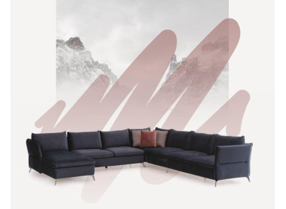 Living room Corner sofa U-shape Sofa Sofas Modern Fabric Design Luxury new