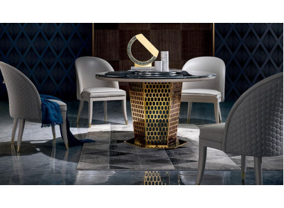 Dining set Dining room set Round Table 4 Chairs Chair set Suite luxury