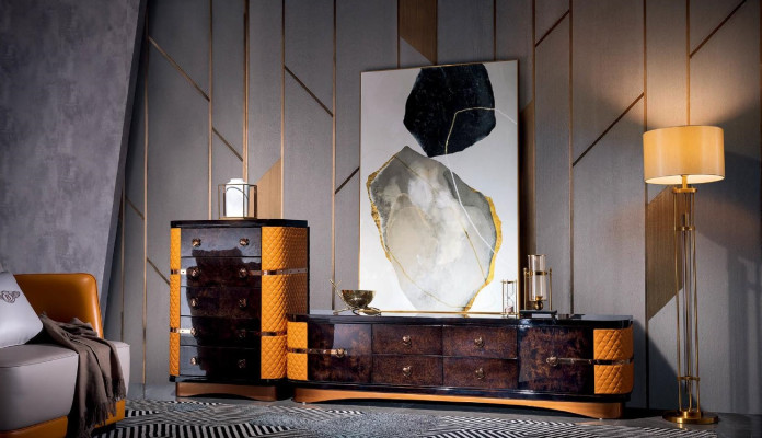 sideboard Chest of drawers TV cabinet design television matt low Wardrobe new board decoration Wall