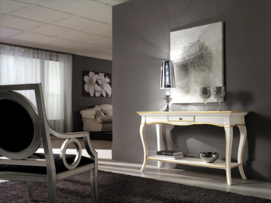 Consoles Bedside table Bedroom Side table Modern Design Furniture Wood White new