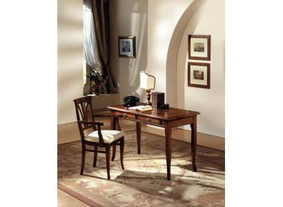 Table Desk Secretary Desks Italian Furniture Chair Set Office 2pcs