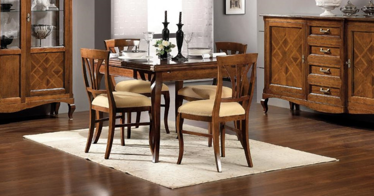 Dining table Antique Style Solid wood Furniture Italian Dining Tables Table Wood Tables
