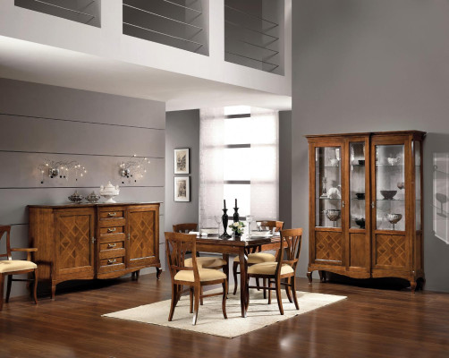 Dining table Antique Style Solid wood Furniture Italian Dining Tables Table Wood Tables