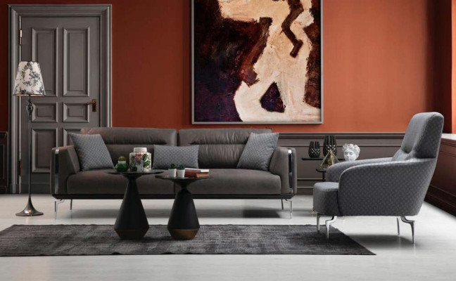 Luxury Sofa set Sofa Suite Sofas 3+1 Seater Armchair Modern Polyester new