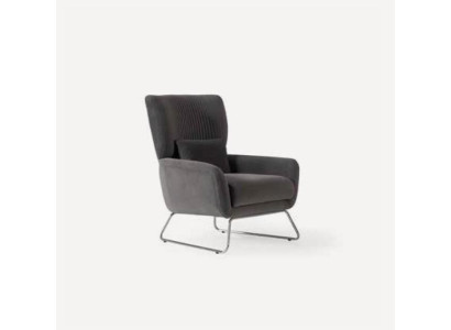 Armchair Single Seater Luxury 1 Seater Padded Fabric Modern Design Textile
