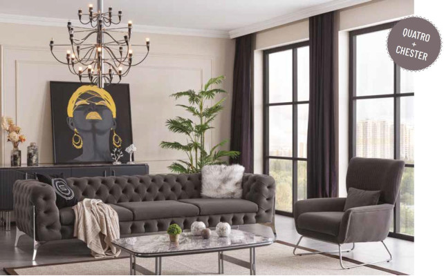 Armchair Single Seater Luxury 1 Seater Padded Fabric Modern Design Textile