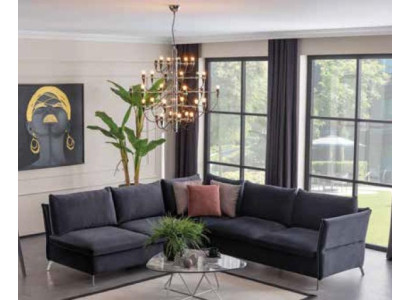 Corner sofa L-shape Sofa Living room Sofas Modern Design Luxury Fabric Furniture
