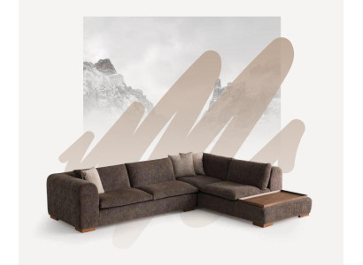 Luxury Corner sofa L-shape Sofa Sofas Living room Modern Fabric Design Polyester