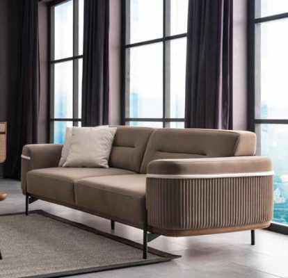 Luxury Sofa set Sofa Suite Sofas 3+1 Seater Coffee table Fabric Armchair