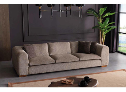 Big Sofa Couch 280cm Furniture Living room Couches Fabric Textile Sofas xxl