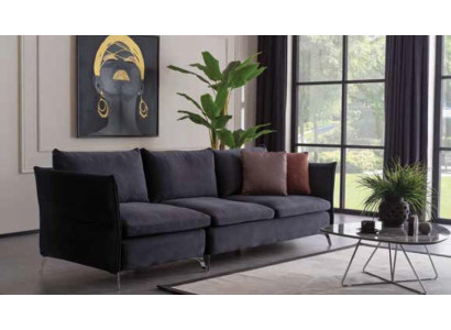 Three seater big couch upholstery 265cm sofas xxl couches fabric textile furniture