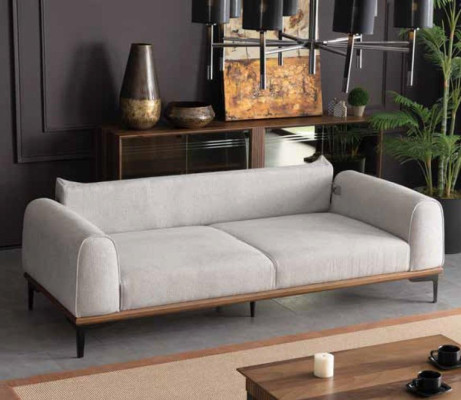 Three Seater Sofa 3 Seat Luxury Living room Modern Design Fabric Couches