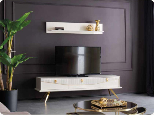 High gloss lowboard TV stand TV cabinet sideboard wall unit living room