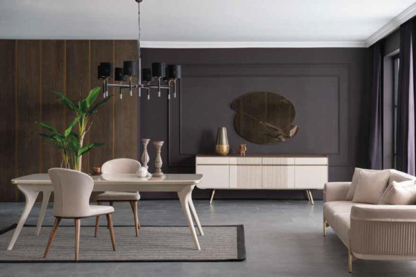 Luxury Dining room Table 200x94 Kitchen Modern Tables Wooden Table Furniture