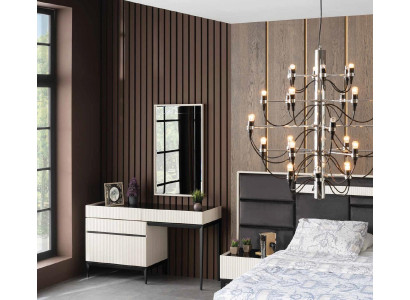 Dressing table Mirror Luxury Console Chest of drawers Bedroom Wood Modern Design