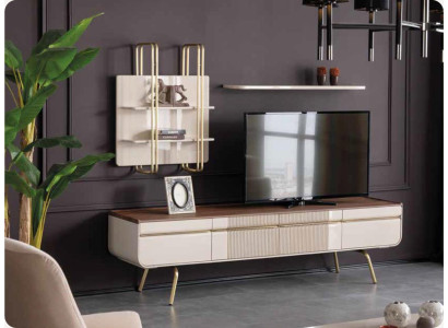 Lowboard TV cabinet Chest of drawers Table Luxury Sideboard tv Living room Chests of drawers Wood
