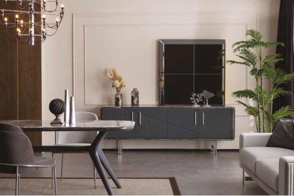 Sideboard Lowboard Chest of drawers Table Sideboard Luxury Living room Chests of drawers Wood
