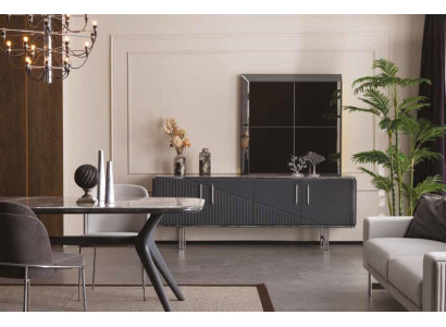 Sideboard Lowboard Chest of drawers Table Sideboard Luxury Living room Chests of drawers Wood
