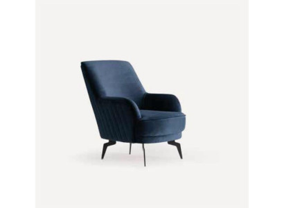Armchair Single Seater Luxury 1 Seater Padded Fabric Modern Design Textile