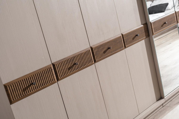 Stylish Wardrobe Modern Glass Cabinet Bedroom Cabinets
