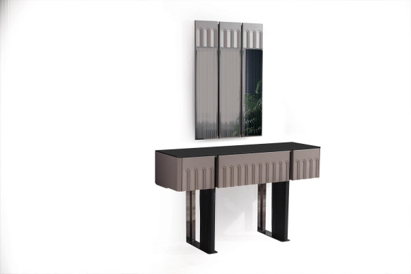 Elegant Bedroom Set Cosmetic Table Mirror Luxury Furniture 2-piece Furniture