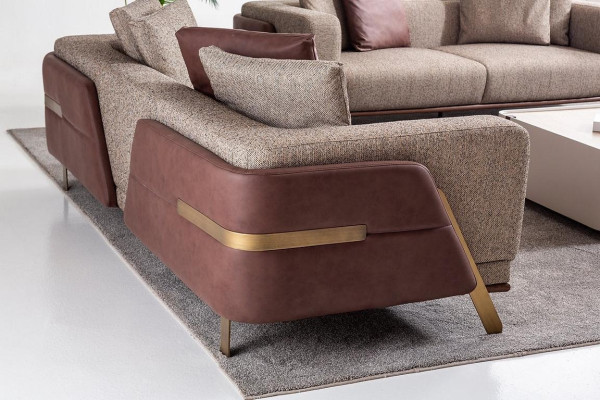 Luxury Sofa set Sofa Suite Sofas 4 3 1 Seater Fabric Modern Side table