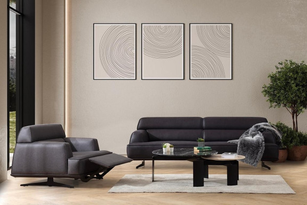 Luxury Sofa set Sofa Suite Sofas 3 1 Seater Armchair Modern Leather new