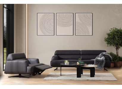 Luxury Sofa set Sofa Suite Sofas 3 1 Seater Armchair Modern Leather new