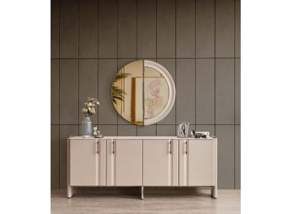 Dining room Luxurious Sideboard Stylish Glass Mirror 2-piece Suite