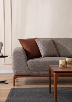 Luxury Sofa set Sofa 3 Seater Armchair Fabric Modern Gray Modern Set new