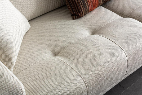 Living room Sofa set Three Seater Armchair Luxury Couch Set 3 1 Seater White