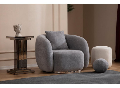 Armchair Design Couch Sofa Seater Textile Lounge Club Upholstery Luxury Seat Relax