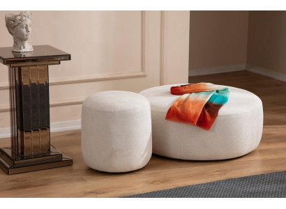 Luxury Upholstery Stool Round Stool Seat Furniture Designer Stylish Furniture