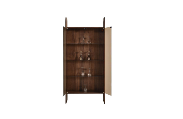 Living room set consists of display case TV lowboard and TV frame 3 pieces. new