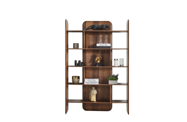 Living room set consists of bookcase TV lowboard and TV frame 3 pieces