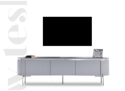 TV wardrobe in gray new Luxury