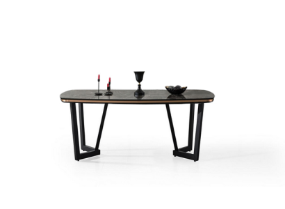 Dining table Dining room Wood Dining Table Style Modern Black Design