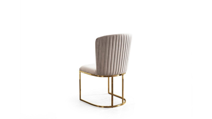 Chair Dining room chair beige kitchen chair armchair luxury modern novelty
