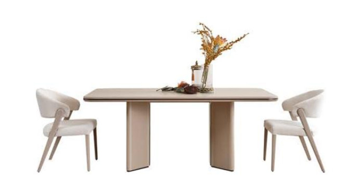 Complete e Beige Dining room Suite Dining table Chairs Sideboard Mirror