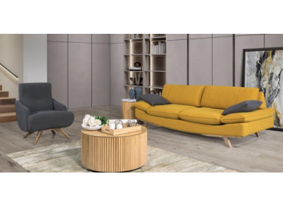 Stylish Living room Suite Designer 3-Seater Luxury Couch Armchair 2-piece