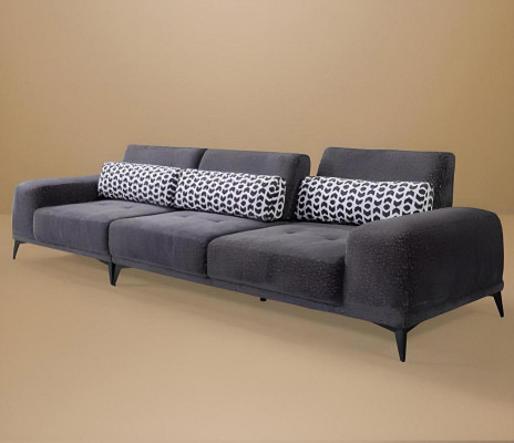Gray 4-Seater Living room Luxury Couch Modern Couch Upholstery Furniture new